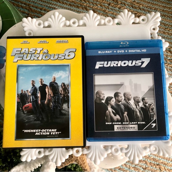 Fast And The Furious Lot Paul Walker Vin Diesel DVD Movies - Picture 4 of 6